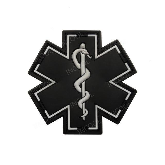 Medical 'Paramedic Logo | 2.0' PVC Rubber Velcro Patch