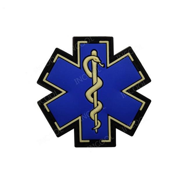 Medical 'Paramedic Logo | 2.0' PVC Rubber Velcro Patch