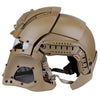 LEJUNJIE Airsoft Tactical Military Full Face Mask Helmet Coyote | KNAMAO.