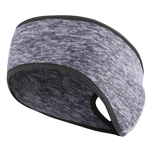 JIUSUYI KU-B-A Winter Ponytail Hole Headband