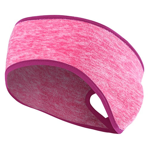 JIUSUYI KU-B-A Winter Ponytail Hole Headband