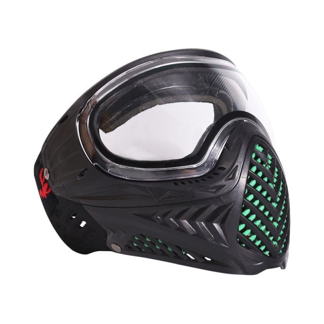 Spunky Tactical Paintball Mask or Airsoft Mask with Double Layers Colorful  Lens Goggle