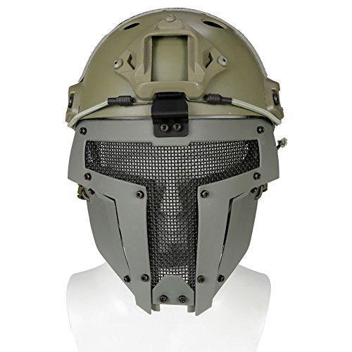 WoSporT Airsoft Full Face Mask for FAST Helmets Grey | KNAMAO.