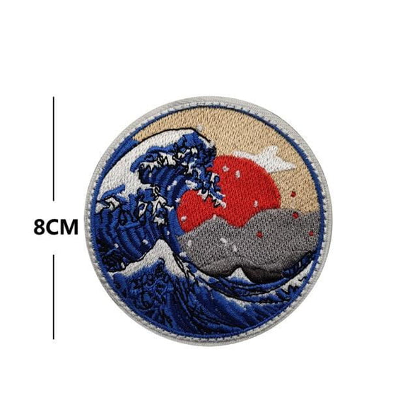 ZG Store Kanagawa Tactical Embroidery Patch | KNAMAO.